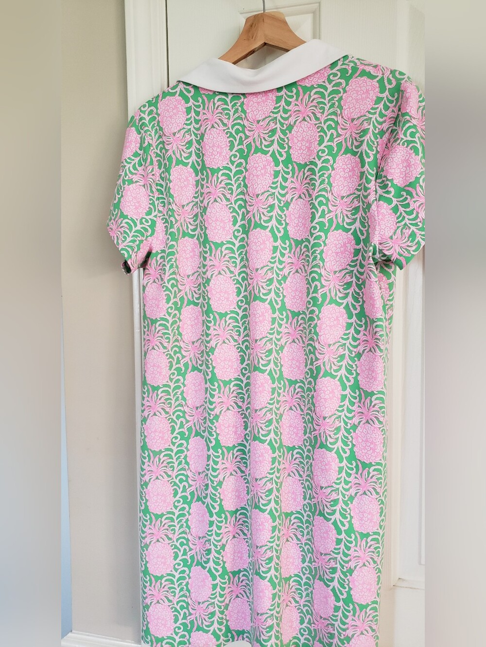 Lilly Pulitzer Mint & Pink Floral Luxletic Polo - Picture 4 of 4